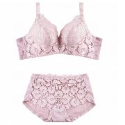 レース　ブラ＆ショーツ　タイプ１　ライトパープル