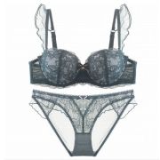 レース　ブラ＆ショーツ　タイプ2　グリーン