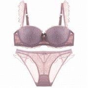 レース　ブラ＆ショーツ　タイプ2　ライトパープル