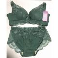 ブラジャー＆ショーツ 上下セット　タイプ11　グリーン
