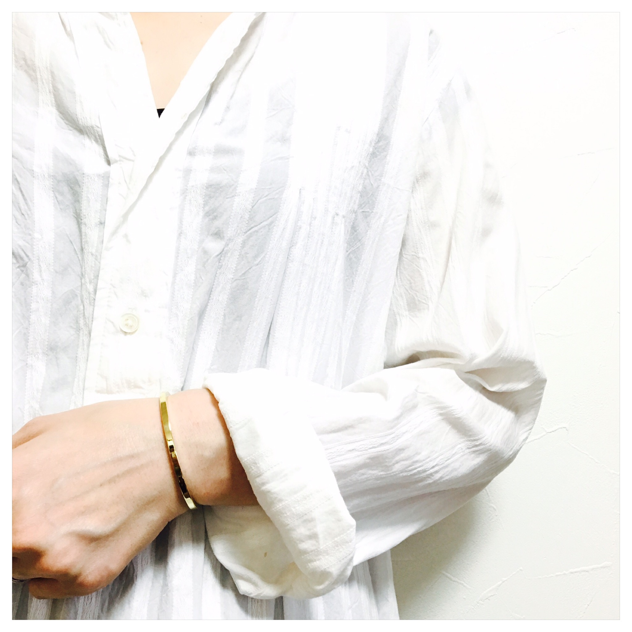 バングル 刻印無料 真鍮 brass mf bangle  （ブラス mfバングル　）