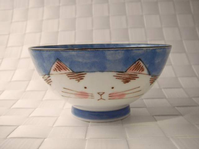 ≪和食器≫ミケ　飯碗（ブルー）