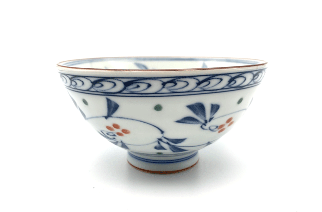 つる唐草　お茶碗