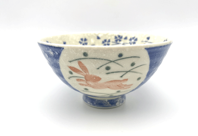 草原うさぎのお茶碗（大）