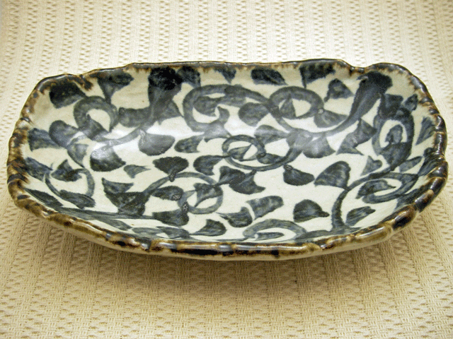 たこ唐草漬物鉢