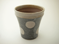 アウトレット和食器　志野丸紋カップ