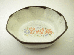 ≪アウトレット和食器≫白絵秋桜　預け鉢