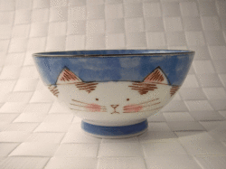 ≪和食器≫ミケ　飯碗（ブルー）