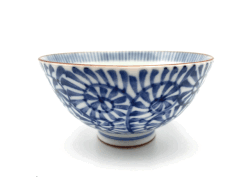 たこ唐草　お茶碗