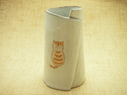 【和食器　箸立て】みけ＆とら＆ぶちの仲良しねこ！フレンドキャット　箸立て