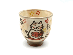 ありがとう猫　湯呑