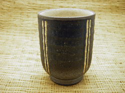 古代十草湯呑（青）