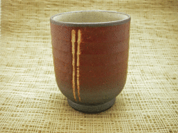 古代十草湯呑（赤）