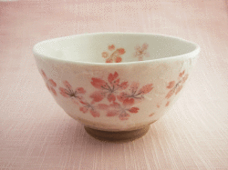 平安桜　飯碗（ピンク）