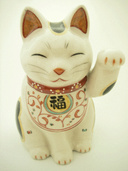 猫雑貨 猫グッズ 招き猫】ムクムクどっしり姿！癒し顔の