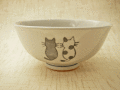 にゃんこご飯茶わん（小）