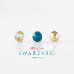 【限定カラー/送料無料】「当店オリジナル/プレット」一粒スワロフスキー4mm