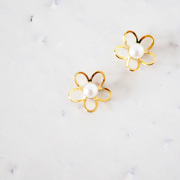 【片方販売/1個売り】さりげない大人可愛いパールのお花