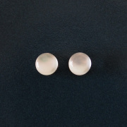 2層 白蝶貝×クリスタル 天然石6mm