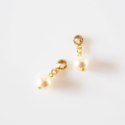 【おすすめの定番/送料無料】クリスタルパール/スワロフスキー6mm