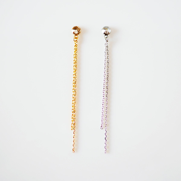 華奢な2連チェーン