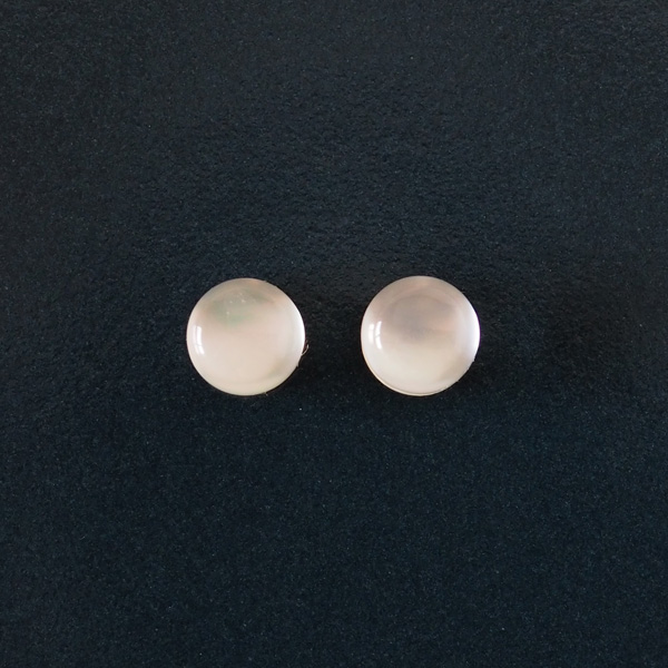 2層 白蝶貝×クリスタル 天然石6mm