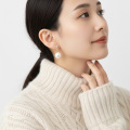 【SALE特別価格/冬限定販売】コットンパール・グレイスの貼るピアス