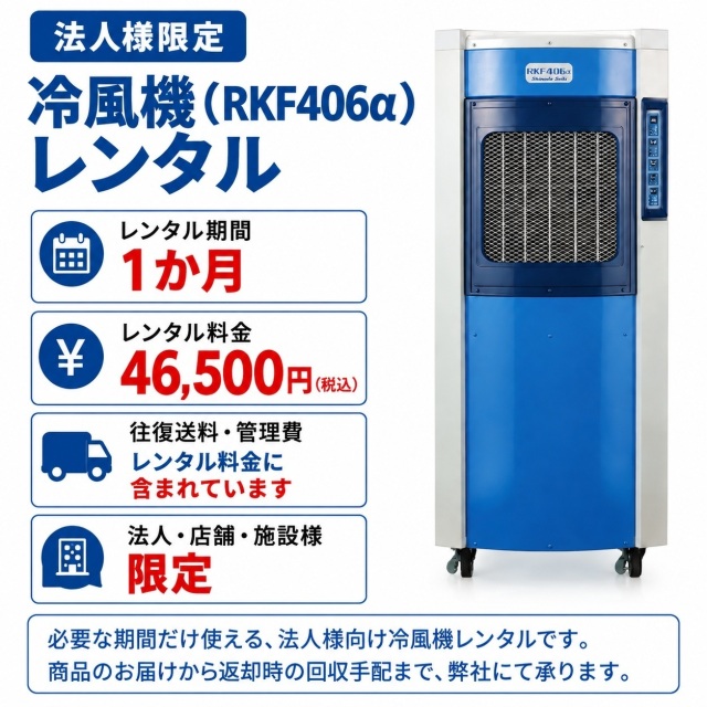 冷風機、業務用、スポットクーラー、静岡製機、RKF406