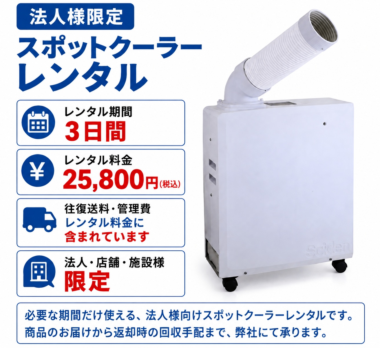 冷風機、業務用、スポットクーラー、静岡製機、RKF406