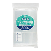 ジャパックス　チャック付ポリ袋　AG-4