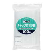 ジャパックス　チャック付ポリ袋　IG-4