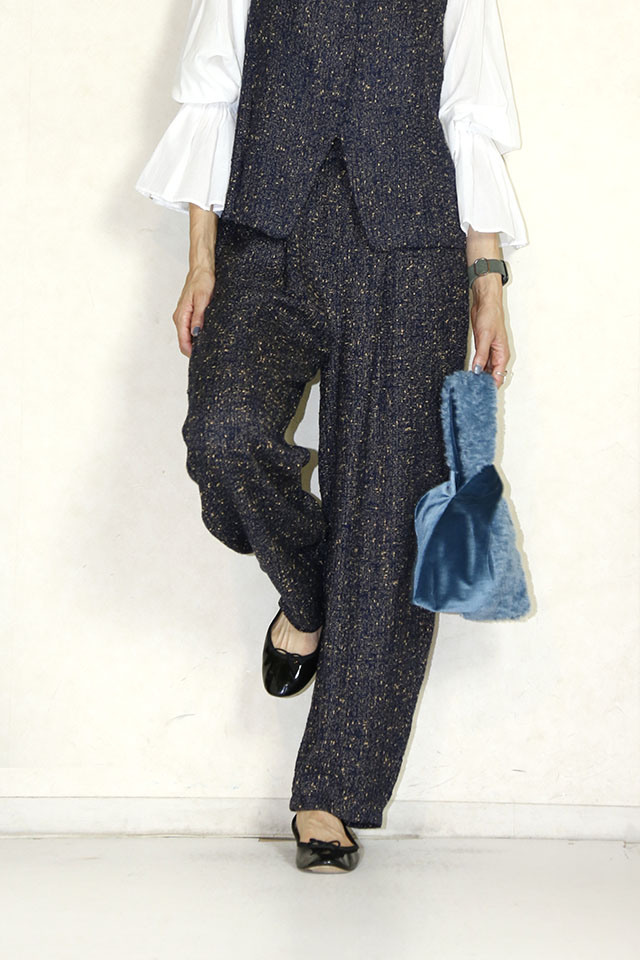 WHYTO　nep tweed trouser　WHT25FPT4056