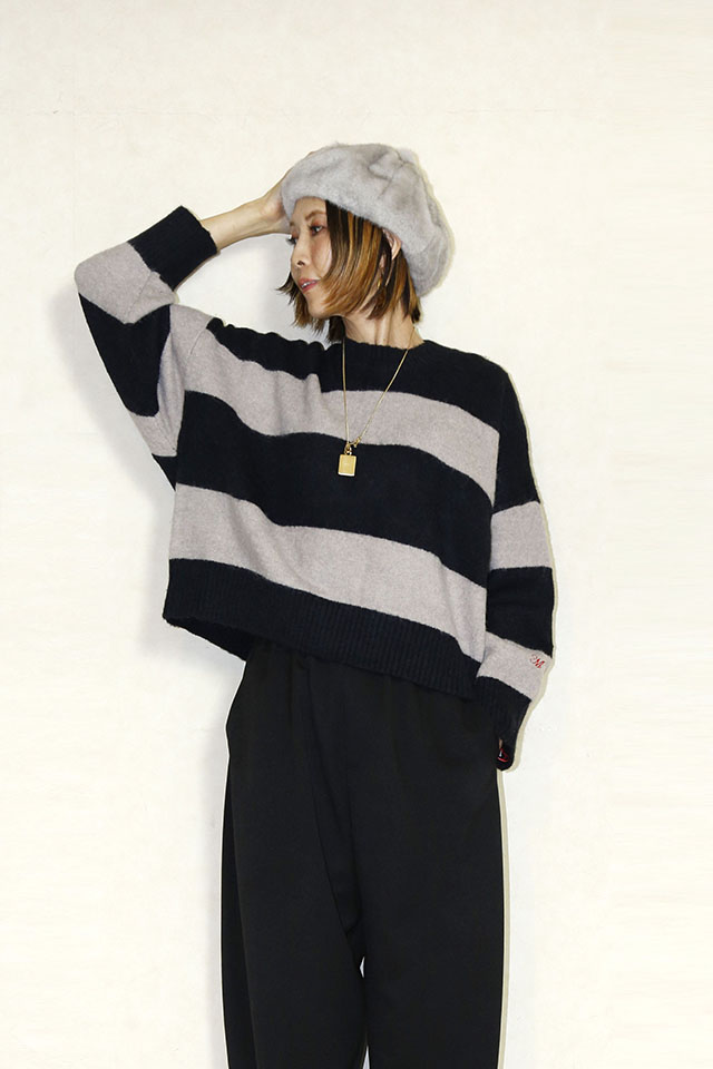 MICELLE 　ボーダーニット　1263507
