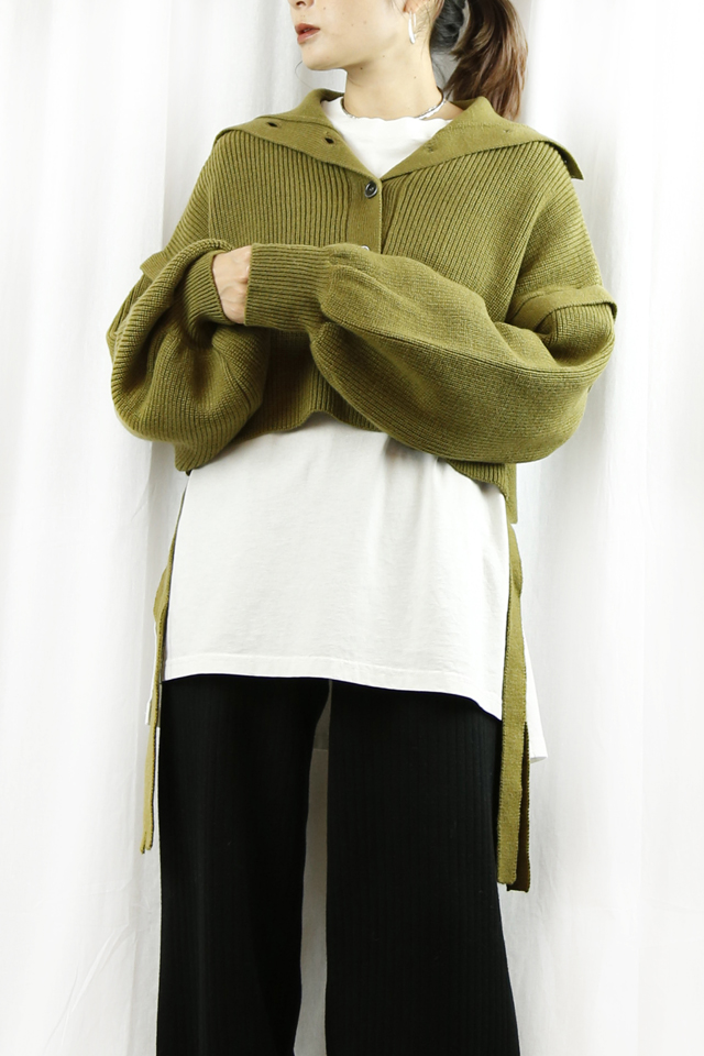 WOM  (ワム)     HIGH NECK 2WAY KNIT    SNB-K-28
