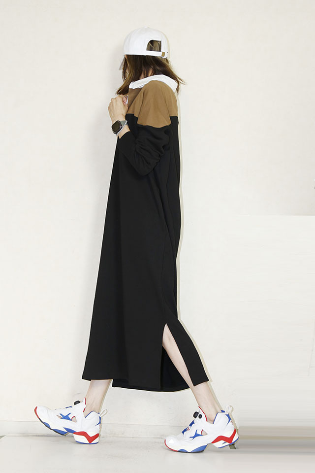 MIDVEIN　(ミッドヴェイン)  　ラガーワンピ　552-95402