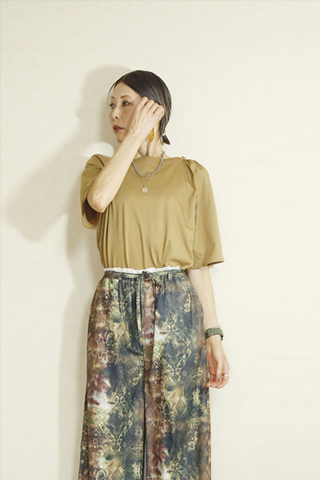 limala  ギャザーショルダーカットソー　4793401