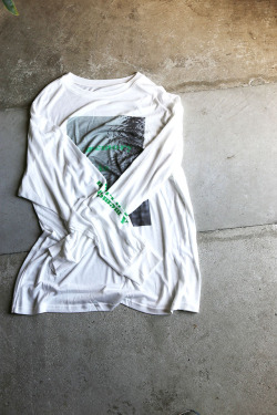 WHYTO　2way sheer print long tee　WHT26HCS4013