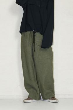 Garance et Violette (ギャランス エト ヴィオレット) 　ツィードミリタリートラウザー 25235-9736P