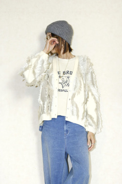 huitieme nid 　フリンジカーディガン　73691