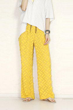 Kittle（キトル）　カットジャガードパンツ　K251-64160-300