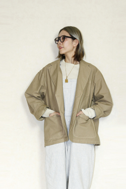 JOHNBULL　(ジョンブル）　コットンリネンテーラードジャケット JM251L05-070