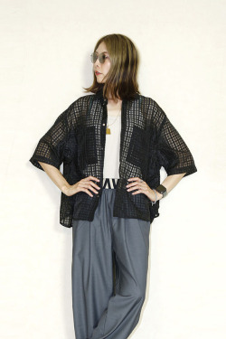 MIDVEIN　シアチェックシャツ　552-95051-88