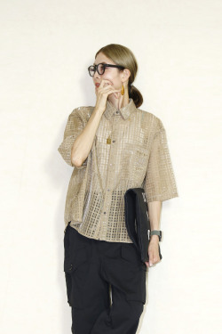 MIDVEIN　シアチェックシャツ　552-95051-11