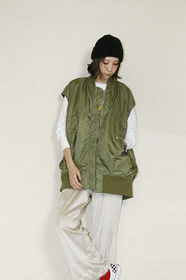 USU GALLERY リバーシブルMA-1ベスト 25A-MJ-18 通販 送料無料