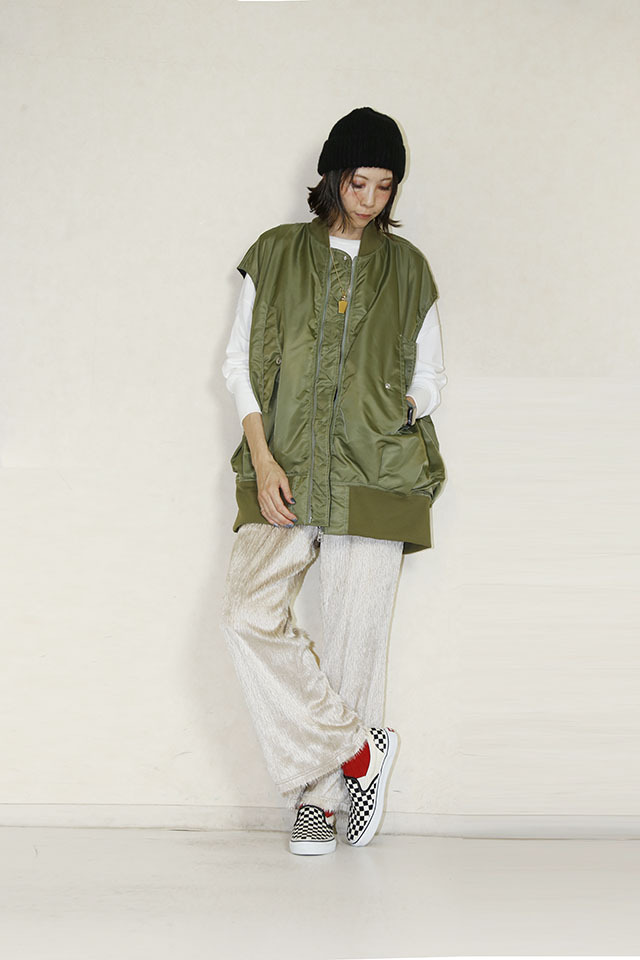 USU GALLERY リバーシブルMA-1ベスト 25A-MJ-18 通販 送料無料