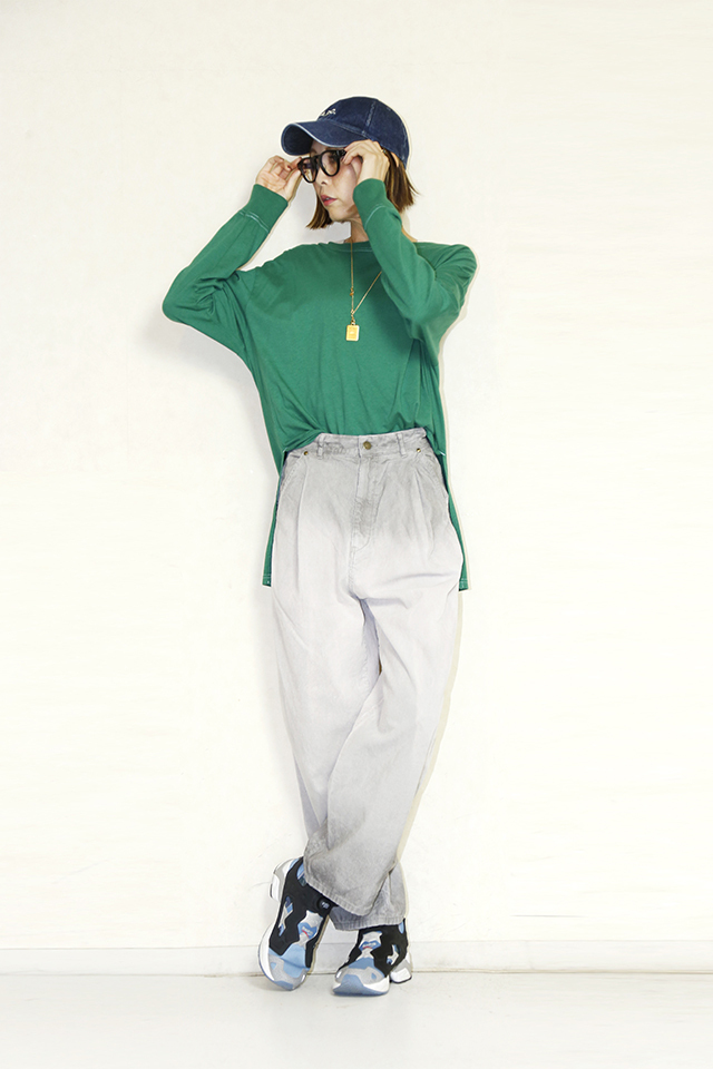 JOHNBULL(ジョンブル）グラデーションコールカーブパンツ JL243P26-031 