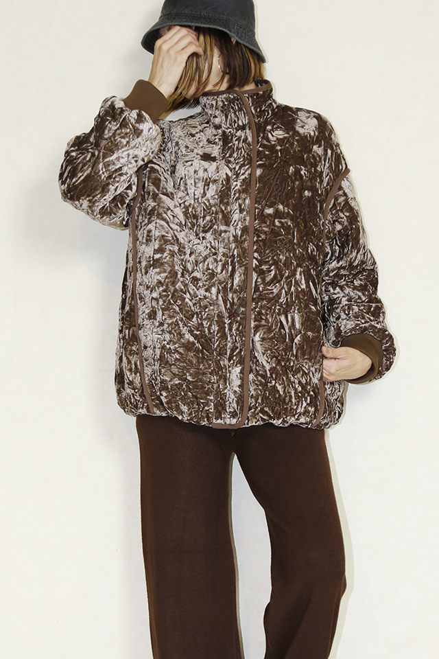 MIDVEIN デザインベロアブルゾン 452-94404 通販 送料無料