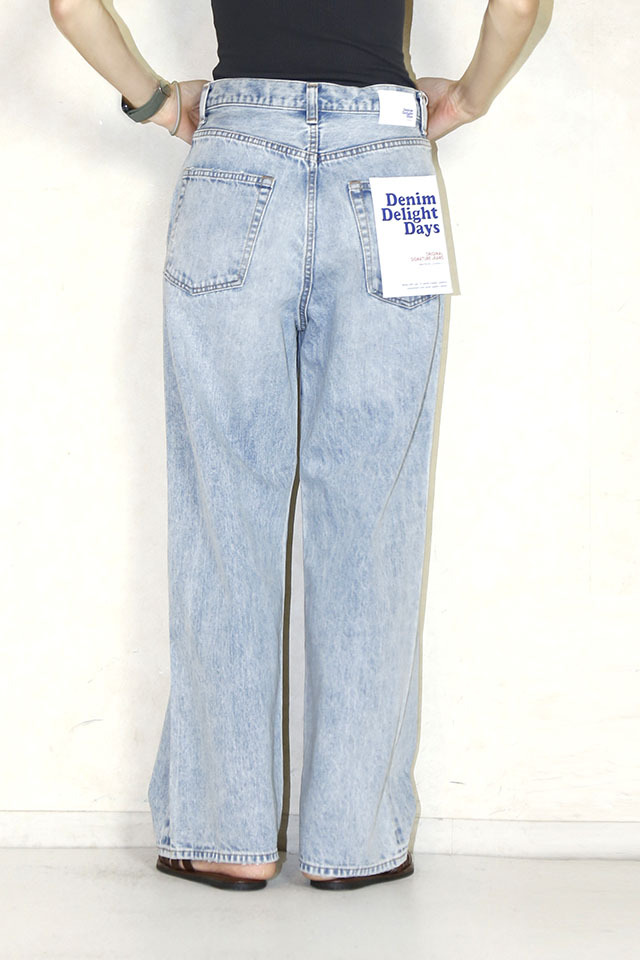 ジョンブル　DENIM DELIGHT デニムワイドジーンズ ペイント DENIM DELIGHT DAYS】13oz WIDE TAPERED JEANS / 13オンスワイド