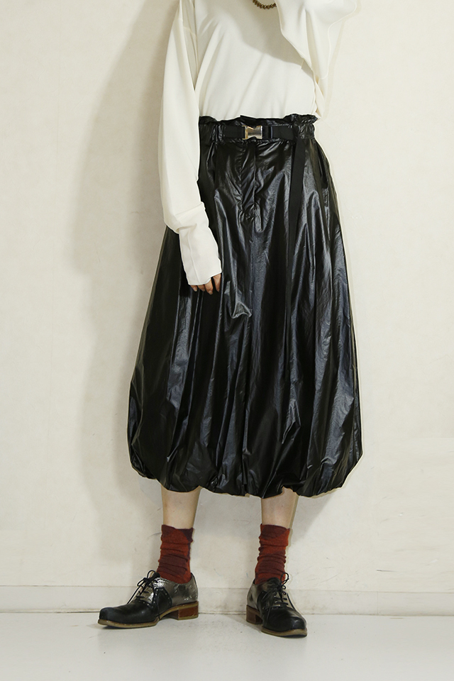 【24SS】新作 プリーツ ウールスカート ◆プラダ◆人気 1% (1パーセント） メタリックタフタスカート 24S-S-26-3 通販