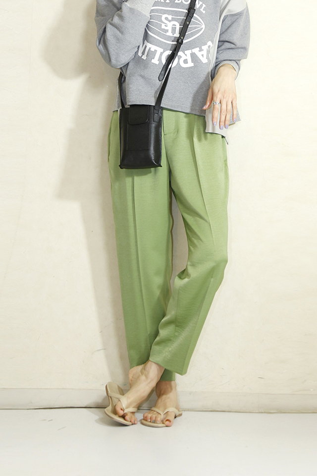 1% (1パーセント） サテンパンツ 23M-P-8-PISTA 通販 送料無料